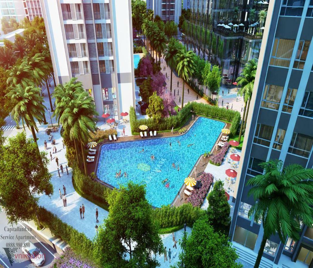 Capitalland'S Service Apartment Landmark 6 Vinhomes Ho Chi Minh-stad Buitenkant foto
